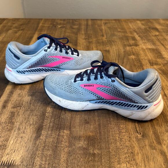 Brooks Adrenaline GTS 22 Stability Running Walking Shoe Gray Women’s Size 9.5B - Picture 7 of 12